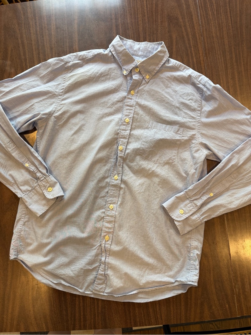 Vintage J. Crew Men’s Button Front Tailored Shirt